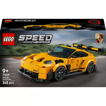 Konstruktorius LEGO Porsche 911 GT3 RS Speed Champions 77239 — 1:18 mastelis, 348 detalių, 9+ metų
