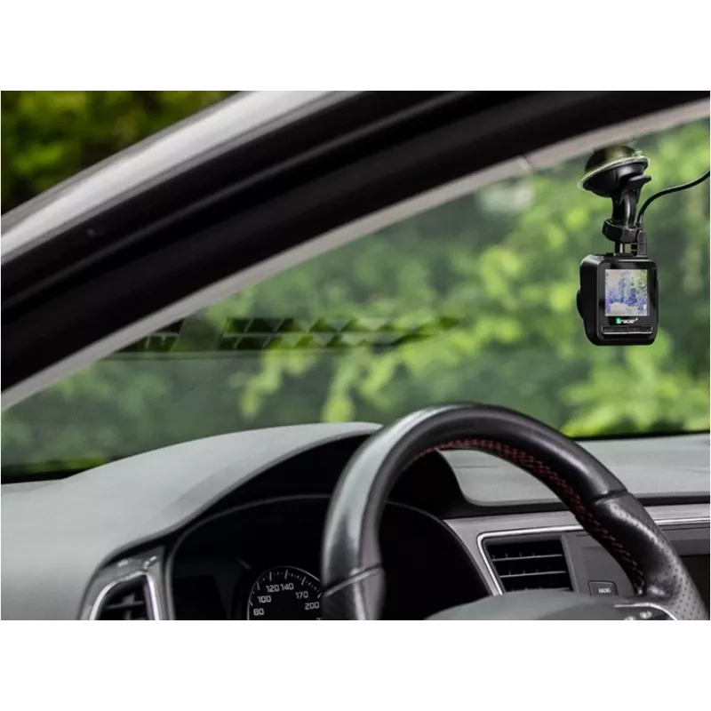 Automobilio vaizdo registratorius Tracer 2.2D FHD TUCANA (G-sensorius, stovėjimo režimas, judesio detektorius, galinio vaizdo kamera)