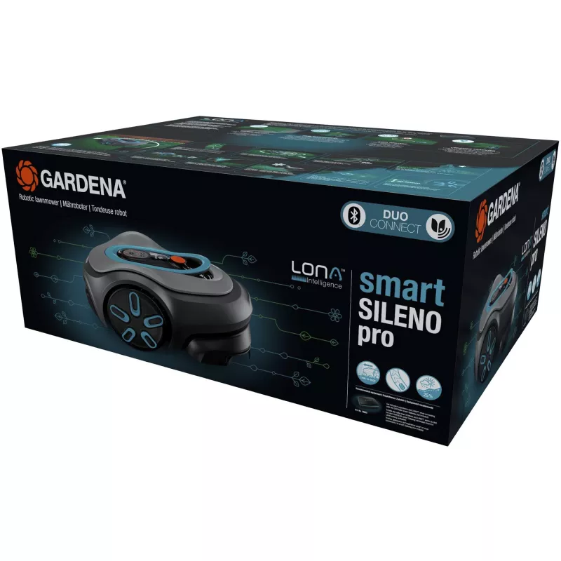 Robotinė vejapjovė Gardena smart SILENO pro Battery 600 m² 16 cm