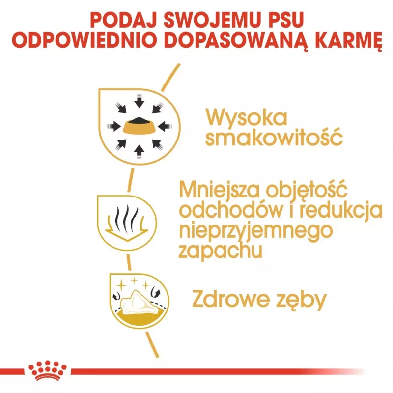 Sausas šunų ėdalas Royal Canin Chihuahua Adult 1,5 kg – Vištiena, 28% baltymų, mažoms ir ypač mažoms veislėms