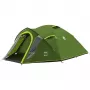 Coleman palapinė Dome Tent Darwin 4 Plus Blackout – 4 vietų tunelinė palapinė su prieškambariu, tamsiai žalia/šviesiai žalia