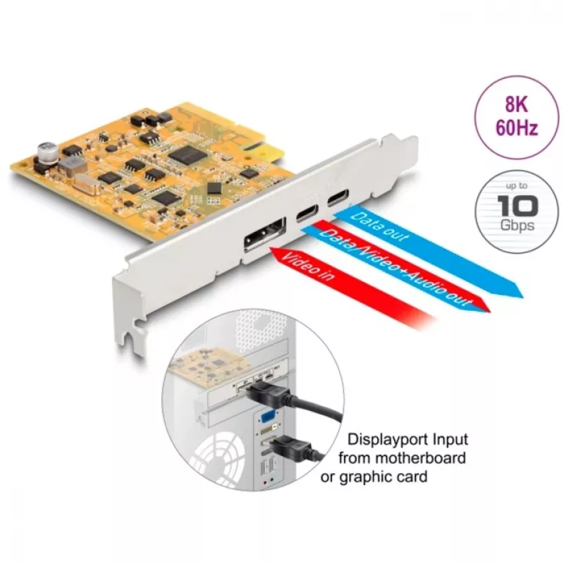 PCI Express x4 kortelė DeLOCK 90161