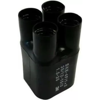 3M SKE 4F/3+4 Termosusitraukiantis vamzdelis, juodas, 5,7 cm, 1 vnt., 120 °C