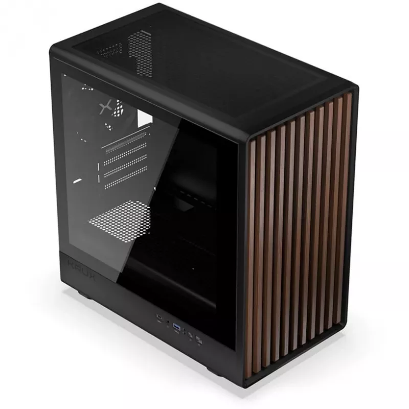 KRUX Helio Tower-Enclosure korpusas juodas
