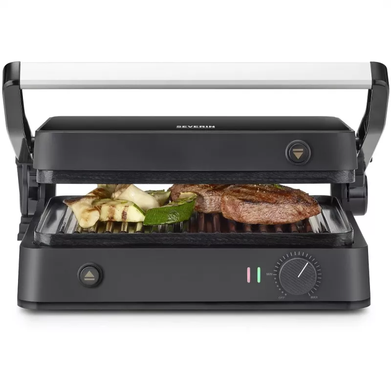 Kontaktinis grilis Severin KG 2398 juodas baltas 1800W 300x220mm