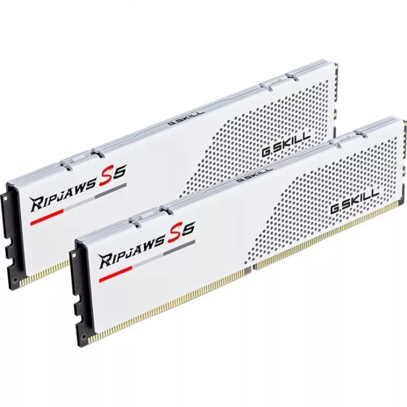 DIMM 32 GB DDR5-6000, Arbeitsspeicher weiß, F5-6000J2836G16GX2-RS5W, Ripjaws S5, INTEL XMP