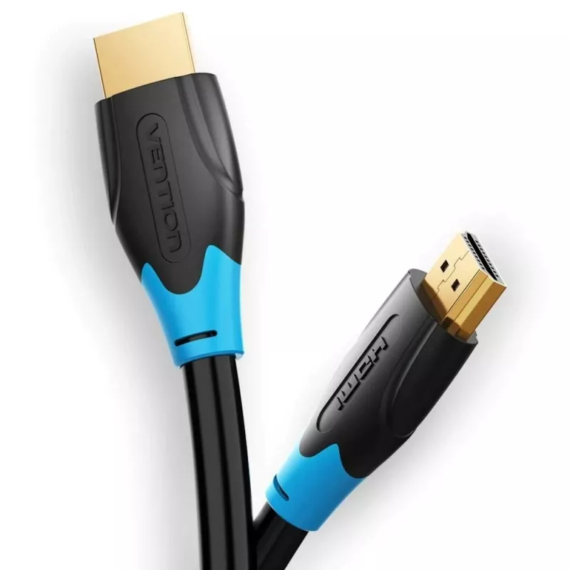 HDMI kabelis Vention AACBN 15 m, HDMI A tipo jungtimis, HDMI 2.0, 18 Gbit/s, ARC, auksu padengti kontaktai, juodas