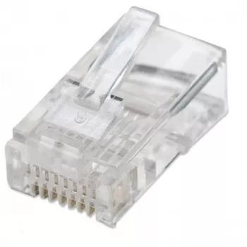 Intellinet 502375 RJ-45 laidų jungtis, skaidri