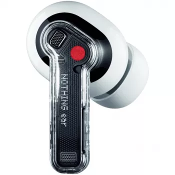 Ausinės Nothing Ear True Wireless Stereo, skaidriai baltos