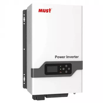 Inverteris MUST 2kW, 1 fazė, DC12V, grynas sinusas
