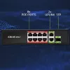 Ethernet Switch QOLTEC 52297 PoE RJ45 su PoE Uplink ir SFP prievadu