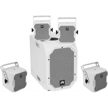 Aktyvus garsiakalbių rinkinys Omnitronic BOB-10A ws su 4x BOB-4 ws