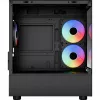 Kompaktiškas kompiuterio korpusas Micro/Mini-ITX AEROCOOL Geh Viewport Mini-G-BK-v4 ARGB juodas
