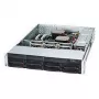 Super Micro Supermicro SC825 TQC-600LPB - 2U stovo korpusas - E-ATX - SATA/SAS - karštai keičiami diskų krepšeliai - 600 W - juodas (CSE-825TQC-600LPB)