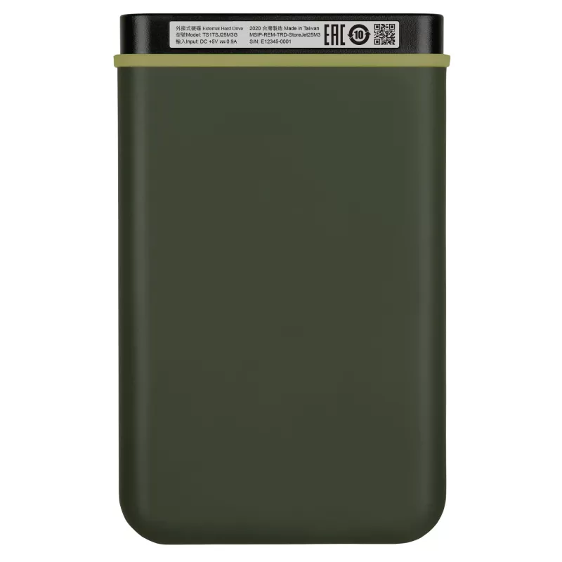 Išorinis kietasis diskas Transcend 1TB 2.5 colio USB 3.2 Gen 1 StoreJet 25M3G