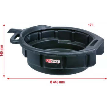 Kibiras alyvai surinkti KS Tools 150.9360, 17 l, 445 mm skersmens