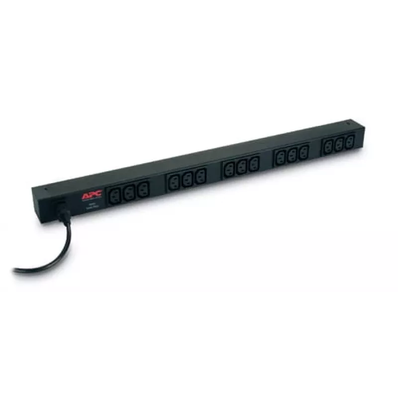 APC RACK PDU BASIC ZERO U 10A 230V maitinimo skirstytuvas (PDU) 15 lizdų 0U juodas