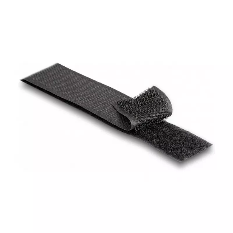 DeLOCK Heavy-duty lipnusis ir siuvamasis lipdukas 25 m x 25 mm juodas