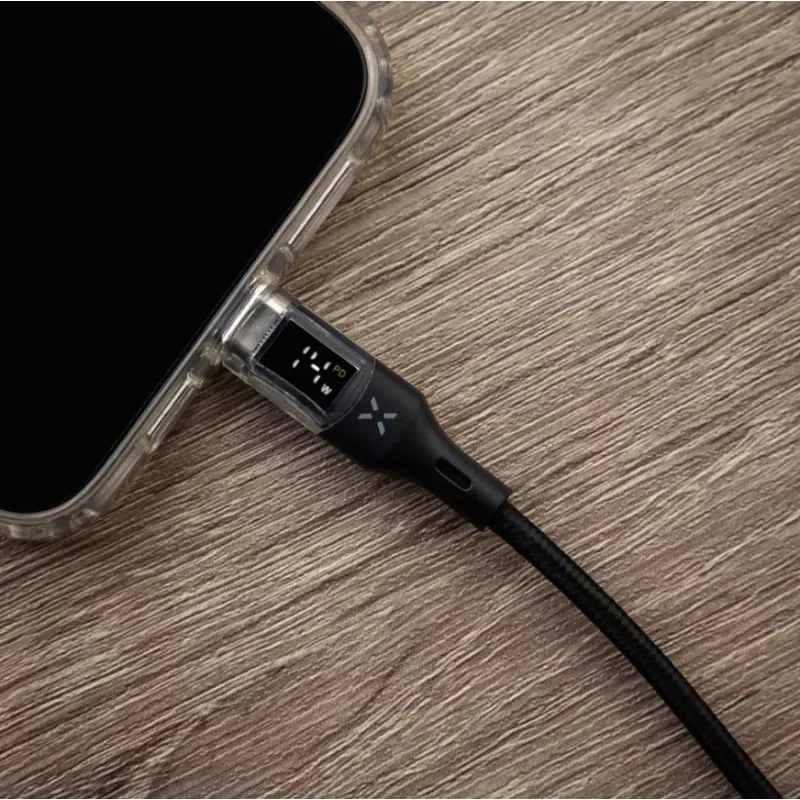 Laidas USB-C/USB-C su vaizdo perdavimu, PD, 2m, USB 2.0, 100W | FIXDD-CC2-BK