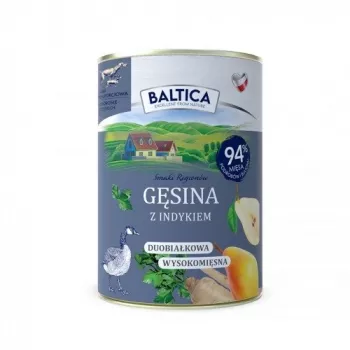 BALTICA regional flavours šlapias šunų ėdalas su žąsiena ir kalakutiena – 400 g