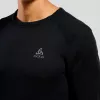 Odlo BL TOP crew neck l/s ACTIVE WARM ECO vyriški marškinėliai, dydis M, juodi