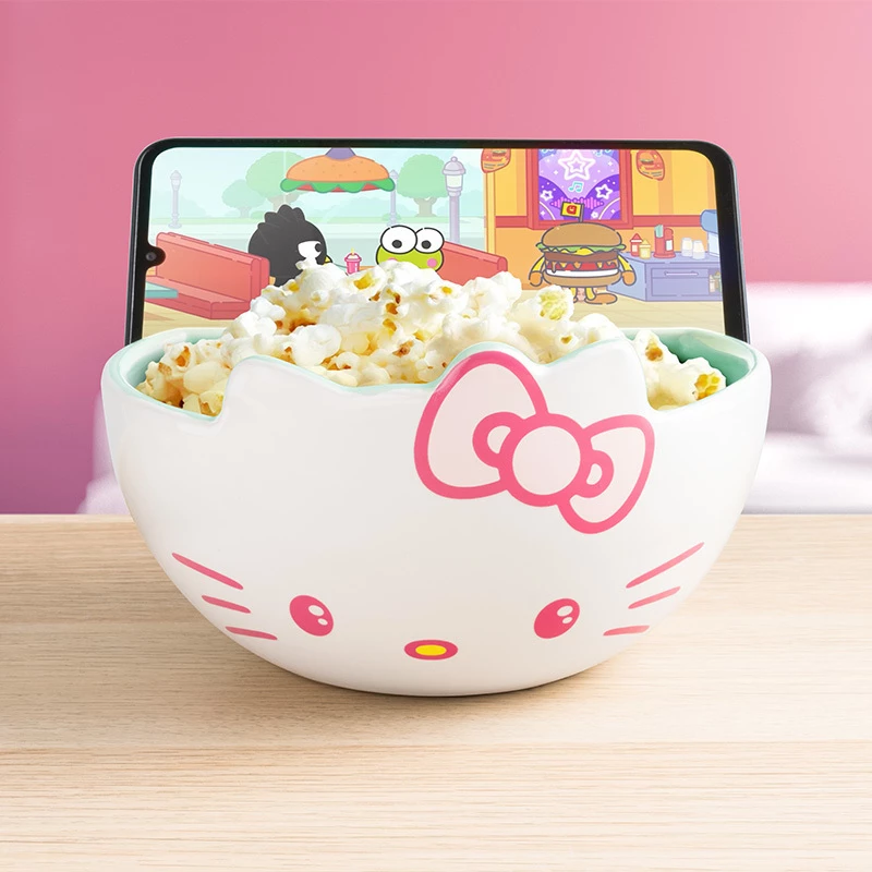 Paladone užkandžių dubuo Hello Kitty srautinio perdavimo dizainas – keraminis, 800 ml talpa