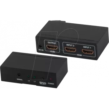 HDMI vaizdo perjungiklis ShiverPeaks SP05-02002