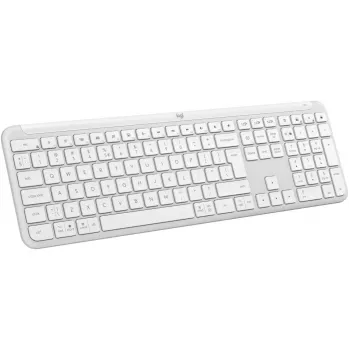 Logitech K950 Signature Slim Klaviatūra biurui RF belaidė Bluetooth QWERTY US International balta