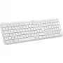 Logitech K950 Signature Slim Klaviatūra biurui RF belaidė Bluetooth QWERTY US International balta