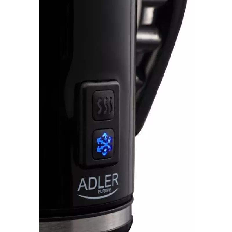 Pieno putotojas/šildytuvas Adler AD 4478 – nerūdijančio plieno dubuo, 240 ml, 500 W, karštas ir šaltas