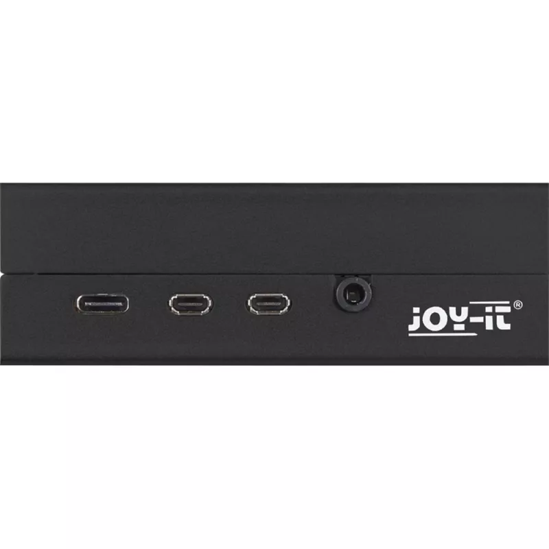 Aliumininis korpusas Raspberry Pi 4 B JYT RB-AlucaseP4+01B, juodos spalvos
