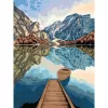 Ravensburger piešimo rinkinys CreArt Ežero vaizdai 23909 – spalvų pagal skaičius rinkinys vaikams ir suaugusiems