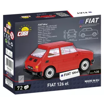 Konstruktorius Cobi Youngtimer Collection Fiat 126p el 24531 – 150 detalių