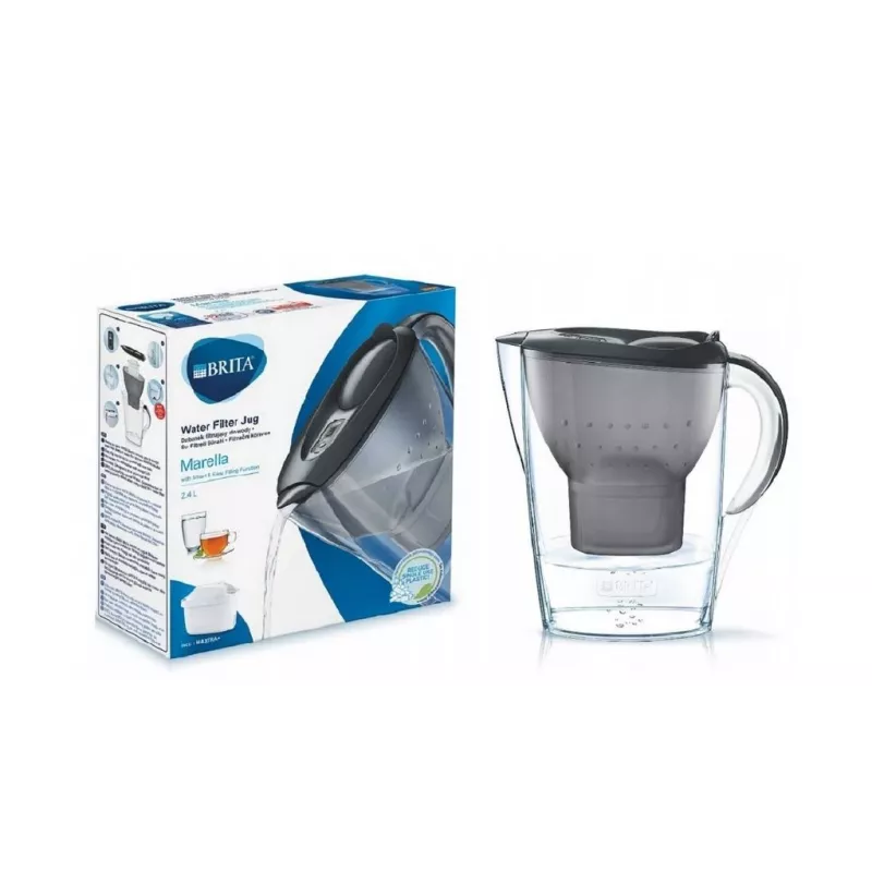 Brita ąsotis vandens filtravimui Marella+1 su Maxtra Pro PP filtru (2,4 l; grafito spalva)