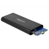 Delock 42614 – Išorinis dėklas M.2 NVMe SSD, USB 3.1 Gen 2, juodas