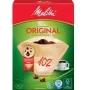 Popieriniai kavos filtrai Melitta ORIGINAL 102 (dydis 102, vienkartiniai kūgio formos filtrai)