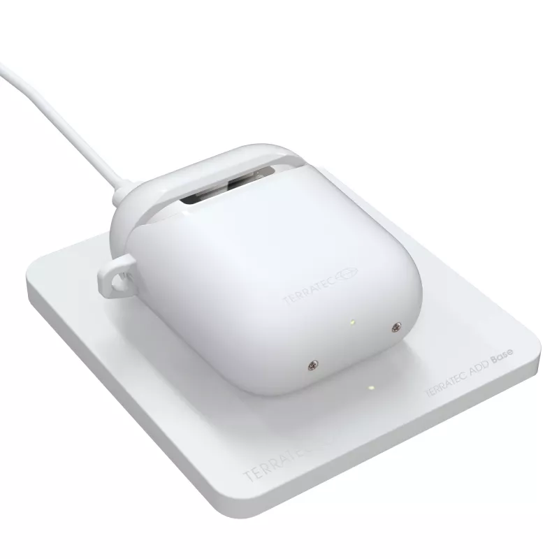 Belaidis įkrovimo padėklas Terratec ADD Base White USB belaidis įkrovimas patalpose