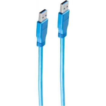 USB kabelis ShiverPeaks BS77035-1 5m USB 3.2 Gen 1 mėlynas