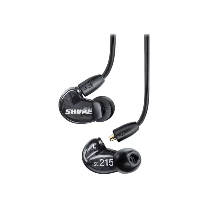 Shure SE215 ausinės, juodos