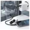 USB laidas RealPower MagneticCharge3 0,2 m USB-A juodas greitas įkrovimas