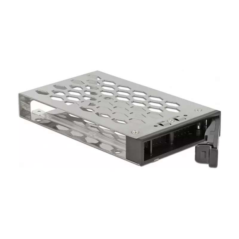 DeLOCK 47232 Juodas metalinis krepšelis 2,5 inch diskams į 3,5 inch lizdą