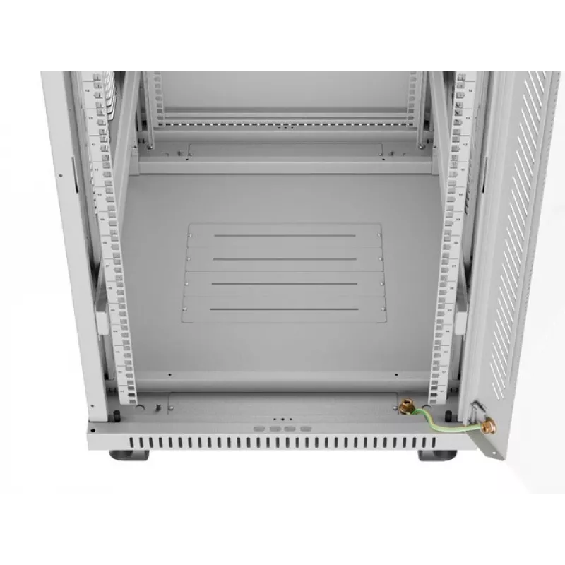 Stovo spinta LANBERG FF01-6822-12SL 22U laisvai pastatomas stovas, 1233×600×800 mm, IP20, 1200 kg