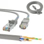 LAN pataisos laidas Extralink Cat5e UTP 1 m, RJ-45 į RJ-45, pilkas