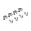 Montavimo kronšteinai DeLOCK 19 colių 450x40mm 2 vnt Juodi Metaliniai
