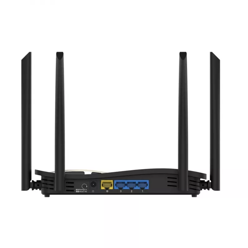 Stalinis maršrutizatorius RUIJIE RG-EW1200G PRO dvejopo dažnio Wi‑Fi 5, 1300 Mbps, 6 išorinės antenos, 4 Gigabit LAN prievadai