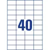 Avery Zweckform 3651 Universal Lipdukai 52,5 x 29,7 mm, 100 lapų, balti