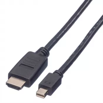 VALUE Mini DisplayPort laidas Mini DP-HDTV M/M 2 m