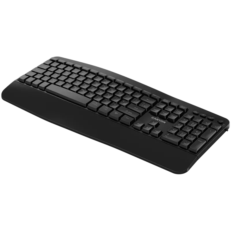 CANYON belaidė klaviatūra HKB-W6 Wireless Black