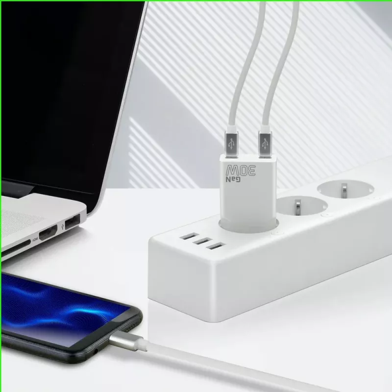 Maitinimo adapteris everActive SC-385Q Super Slim QC 4 Greitasis Įkrovimas