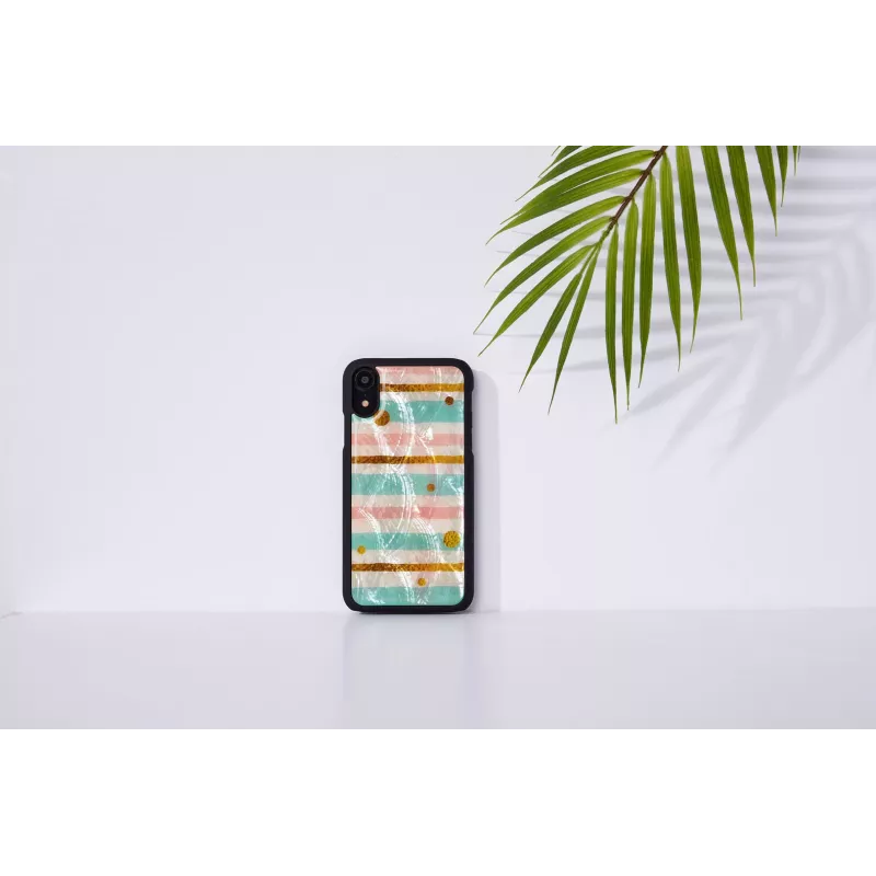Dėklas iKins iPhone XR apsauginis mėtų juodos spalvos